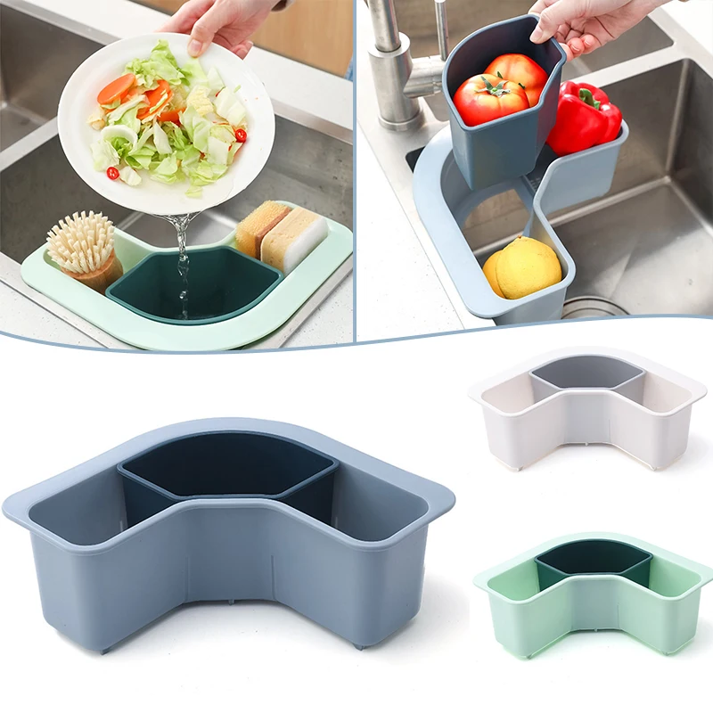 New Kitchen Triangular Sink Strainer with 3 Compartment Suction Cup Fruit Vegetable Drainer Sink Filter Shelf Kinchen Supply
New Kitchen Triangular Sink Strainer with 3 Compartment Suction Cup Fruit Vegetable Drainer Sink Filter Shelf Kinchen Supply
