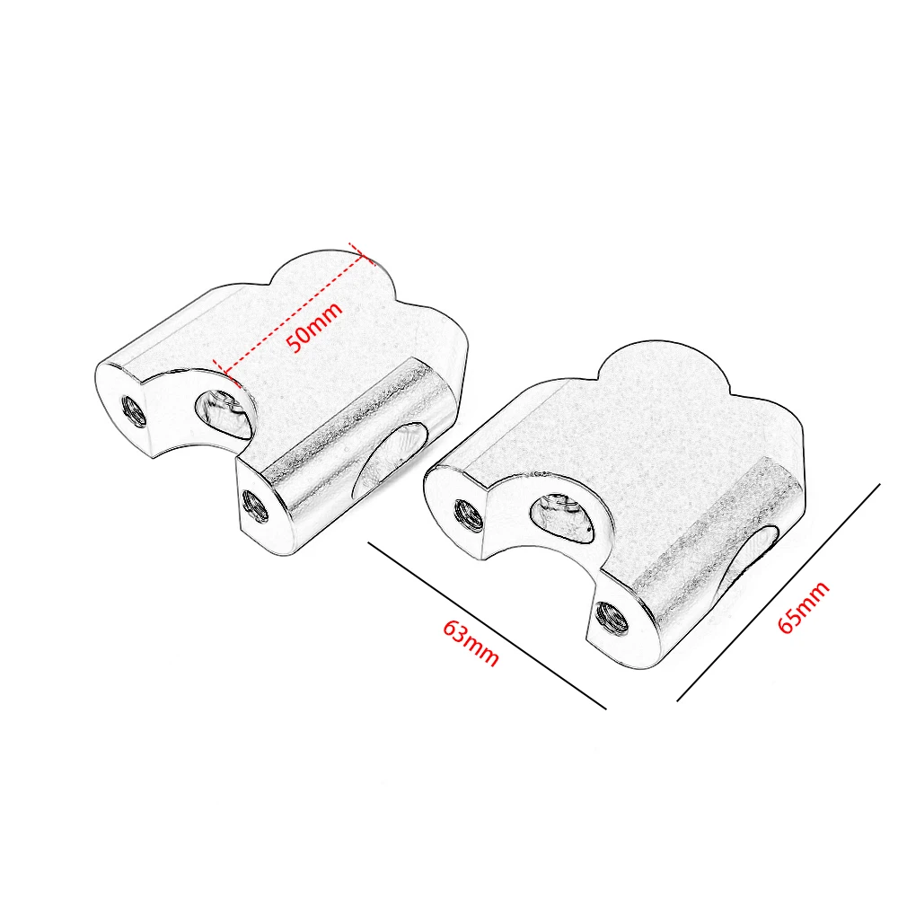 Handlebar Riser Clamp Raiser Move Up 40mm Handle bar Bracket Kit Extend Adapter for BMW F800R F 800 R 2016 2015-2017 
Handlebar Riser Clamp Raiser Move Up 40mm Handle bar Bracket Kit Extend Adapter for BMW F800R F 800 R 2016 2015-2017