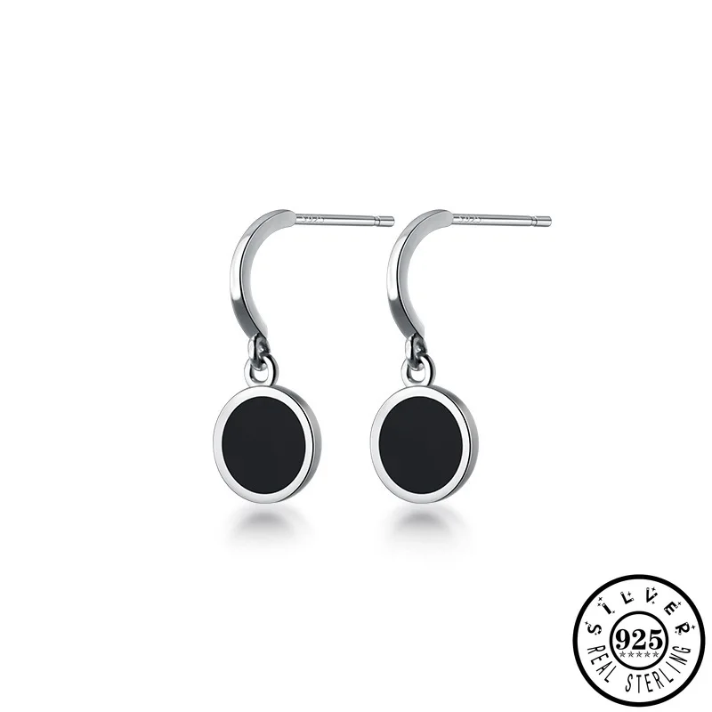100% 925 Sterling Silver Black Round Pendant Statement Fancy Party Hanging Dangle Drop Earrings Jewelry Gifts for Women
100% 925 Sterling Silver Black Round Pendant Statement Fancy Party Hanging Dangle Drop Earrings Jewelry Gifts for Women