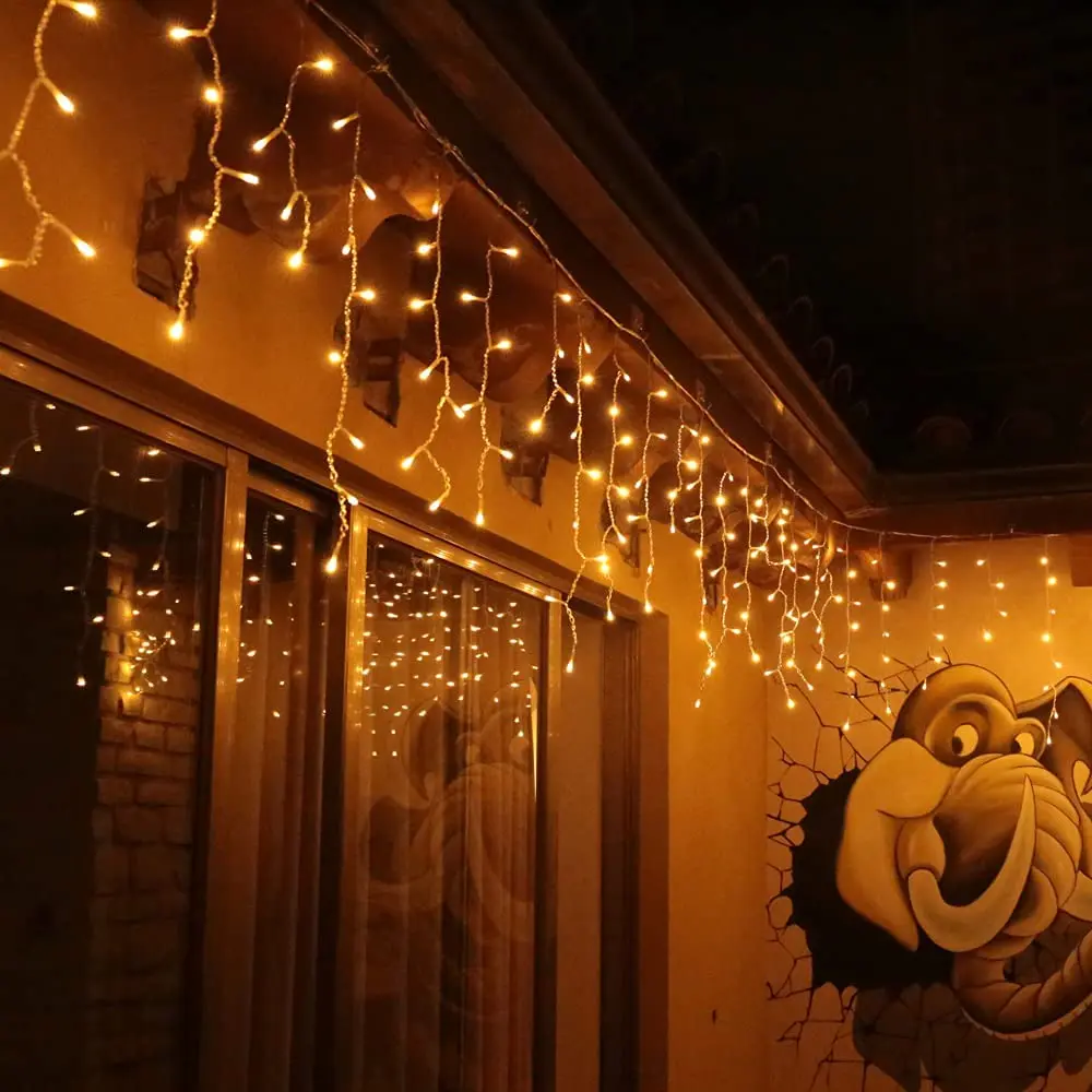 5M Christmas Outdoor Christmas Lights Led Curtain Icicle String Fairy Lights Holiday Lights Lighting Tree Garland
5M Christmas Outdoor Christmas Lights Led Curtain Icicle String Fairy Lights Holiday Lights Lighting Tree Garland