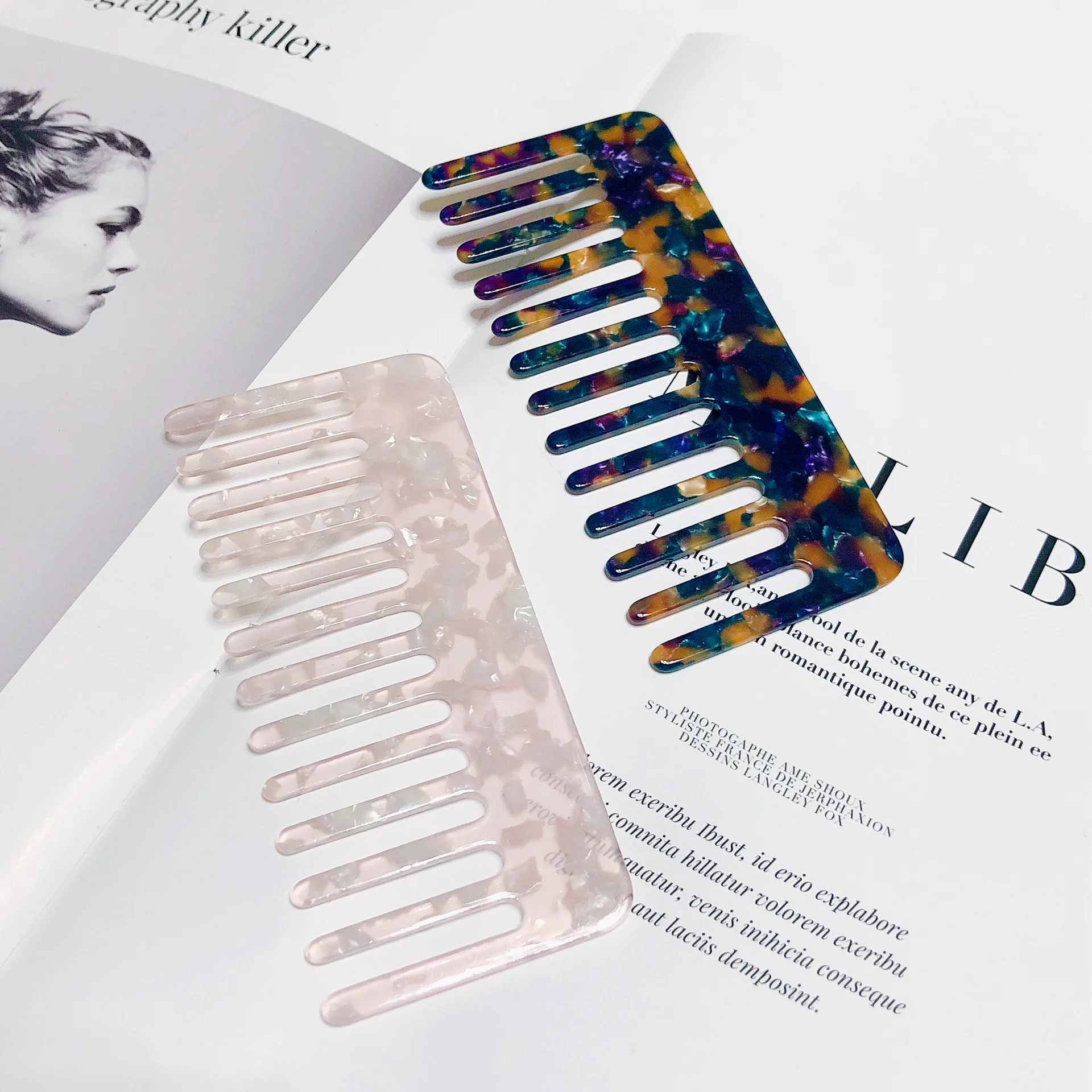 Professional Hair Combs Styling Hairdressing Brush Girls Combs For Colorful Comb Hair Acetate Korean Hair Care Styling Tool
Professional Hair Combs Styling Hairdressing Brush Girls Combs For Colorful Comb Hair Acetate Korean Hair Care Styling Tool