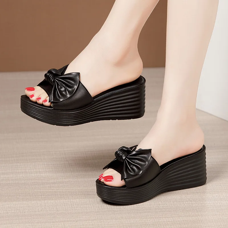 Wedges High Heel Sandals For Women Summer Shoes White Sandals Open Toe Women Wedges