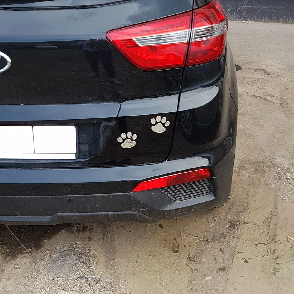Funny Car Stickers Cay-Styling DIY 3D Animal Dog Cat Bear Foot Shap Stickers Flim 2Pcs Auto Decoration Decal Car Stickers Covers
Funny Car Stickers Cay-Styling DIY 3D Animal Dog Cat Bear Foot Shap Stickers Flim 2Pcs Auto Decoration Decal Car Stickers Covers