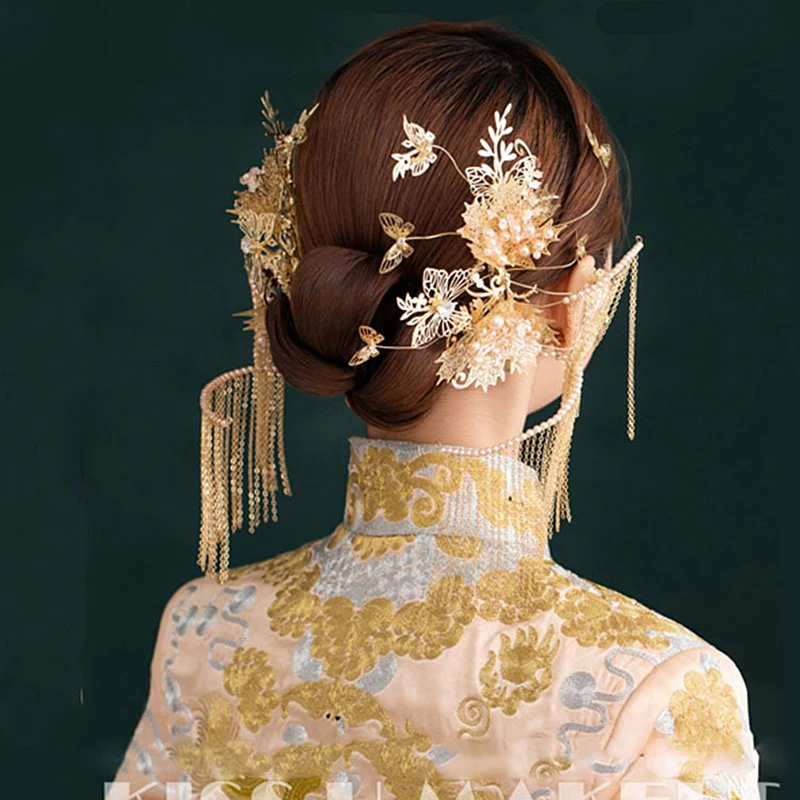 Luxurious Exquisite Ancient Style Hairpin Haircomb Earrings Set Girl Long Tassel Step Shake Traditional Hanfu Jewelry BN
Luxurious Exquisite Ancient Style Hairpin Haircomb Earrings Set Girl Long Tassel Step Shake Traditional Hanfu Jewelry BN