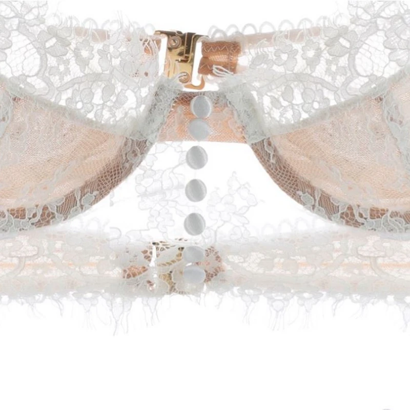 FITWEE Backless Lingerie Ultra Thin Bras Minimizer Lace Solid Color Transparent G-String 2021 Summer Arrival Sexy Underwear Set
FITWEE Backless Lingerie Ultra Thin Bras Minimizer Lace Solid Color Transparent G-String 2021 Summer Arrival Sexy Underwear Set