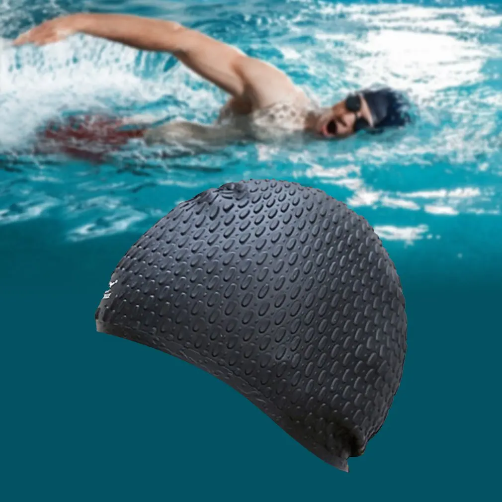 Silicone Swimming Cap Unisex Flexible Waterproof Adult Waterdrop Swimming Head Cover Protect Ear Swim Caps Pool Bath Cap Badmuts
Silicone Swimming Cap Unisex Flexible Waterproof Adult Waterdrop Swimming Head Cover Protect Ear Swim Caps Pool Bath Cap Badmuts