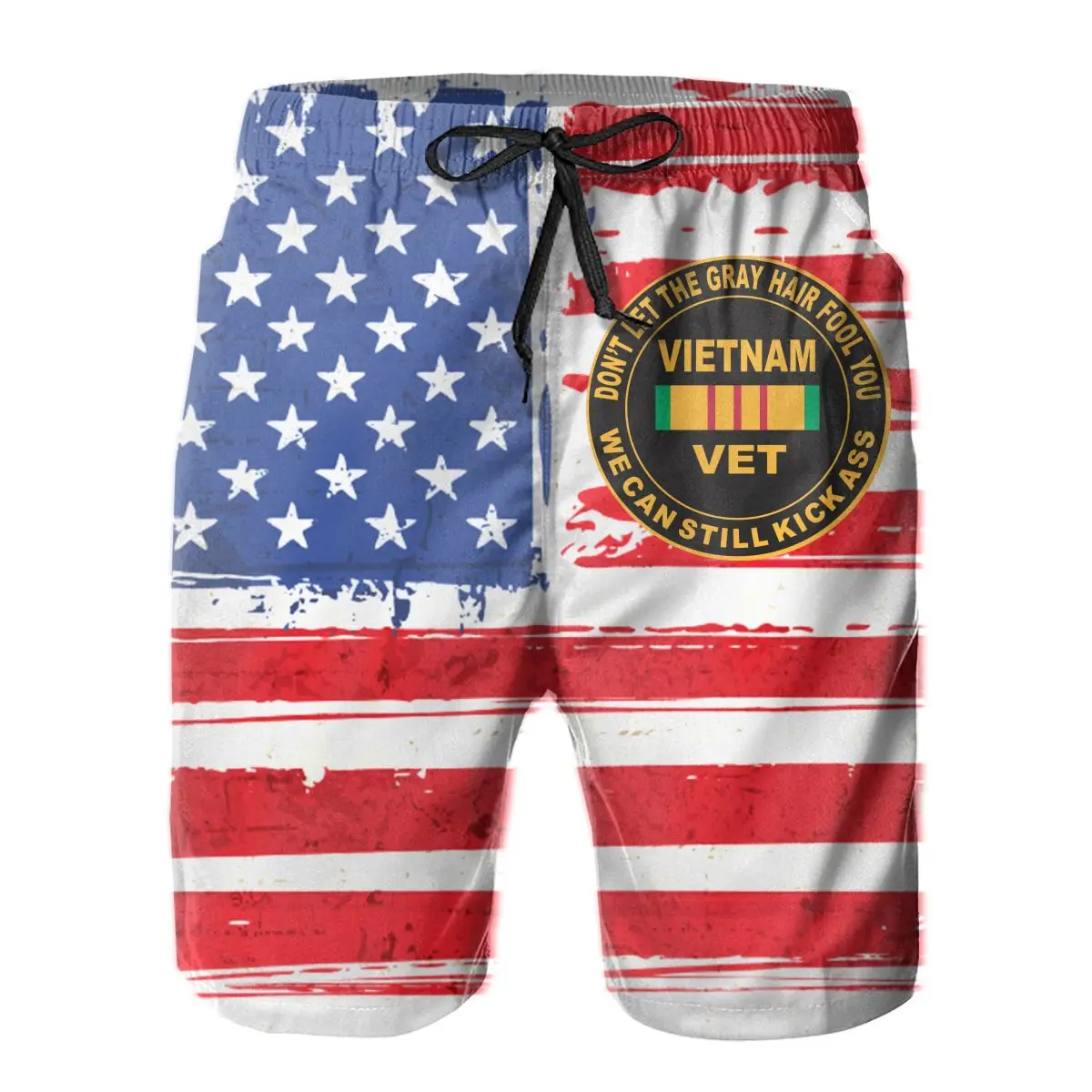 Don't Let The Gray Hair Fool You Vietnam Veteran Men Shorts Casual Classic Fit Drawstring Summer Beach Elastic Waist and Pockets
Don't Let The Gray Hair Fool You Vietnam Veteran Men Shorts Casual Classic Fit Drawstring Summer Beach Elastic Waist and Pockets