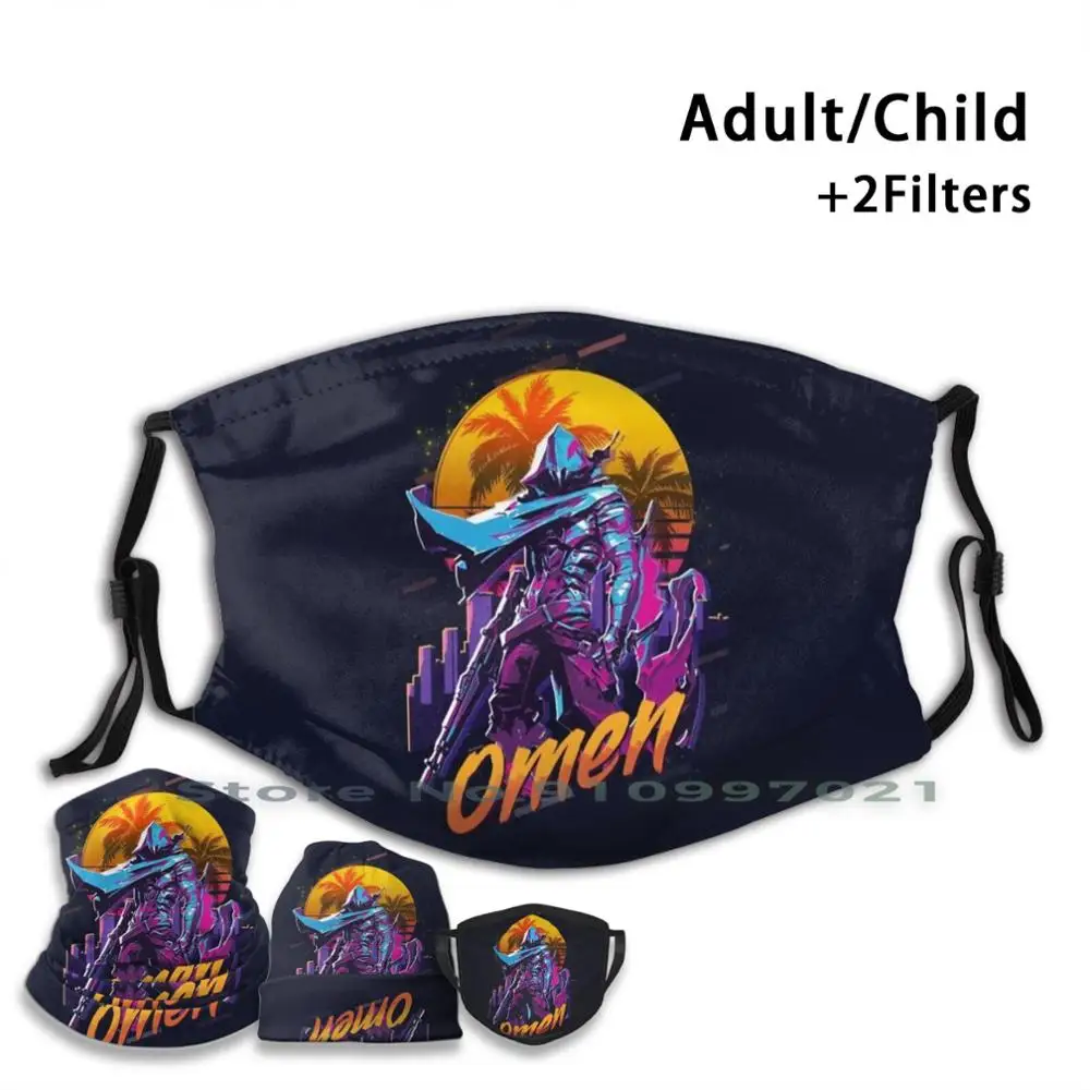 Valorant Omen Retro 80s Washable Reusable Mouth Face Mask With Filters For Child Adult Valorant Valorant Game Valorant Valorant
Valorant Omen Retro 80s Washable Reusable Mouth Face Mask With Filters For Child Adult Valorant Valorant Game Valorant Valorant