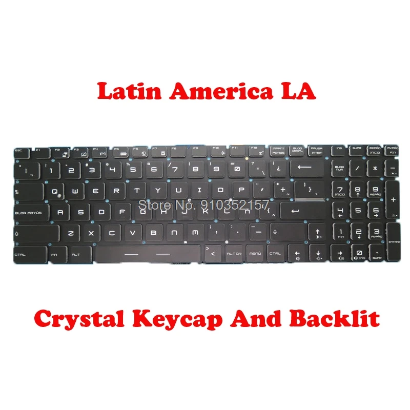 IT GR TR LA Хрустальная клавиатура с подсветкой для MSI GS60 6QE 6QD PX60 2QD WS60 6QH 6QJ 7RJ WS72 WT72 2OK 2OL