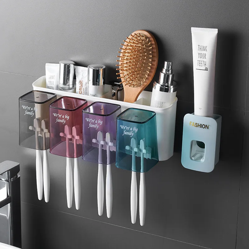 Punch-free Tooth Cup Holder Toothpaste Squeezer Wash Cup Multi-function Toothbrush Holder Mouthwash Cup Set
Punch-free Tooth Cup Holder Toothpaste Squeezer Wash Cup Multi-function Toothbrush Holder Mouthwash Cup Set