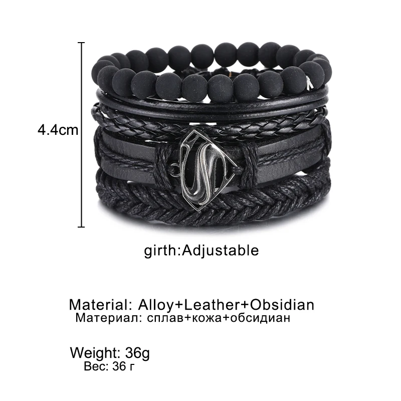IFMIA Vintage Black Bead Bracelets For Men Fashion Hollow Triangle Leather Bracelet & Bangles Multilayer Wide Wrap Jewelry 2020
IFMIA Vintage Black Bead Bracelets For Men Fashion Hollow Triangle Leather Bracelet & Bangles Multilayer Wide Wrap Jewelry 2020