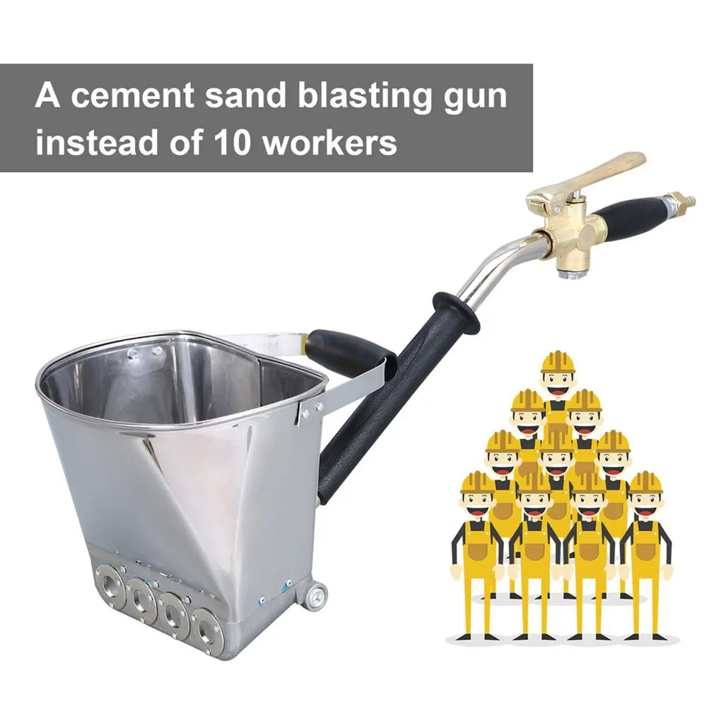 Wall Mortar Sprayer Gun Stucco Shovel Hopper Ladle Cement Spray Gun Air Stucco Sprayer Plaster Hopper With Handle
Wall Mortar Sprayer Gun Stucco Shovel Hopper Ladle Cement Spray Gun Air Stucco Sprayer Plaster Hopper With Handle