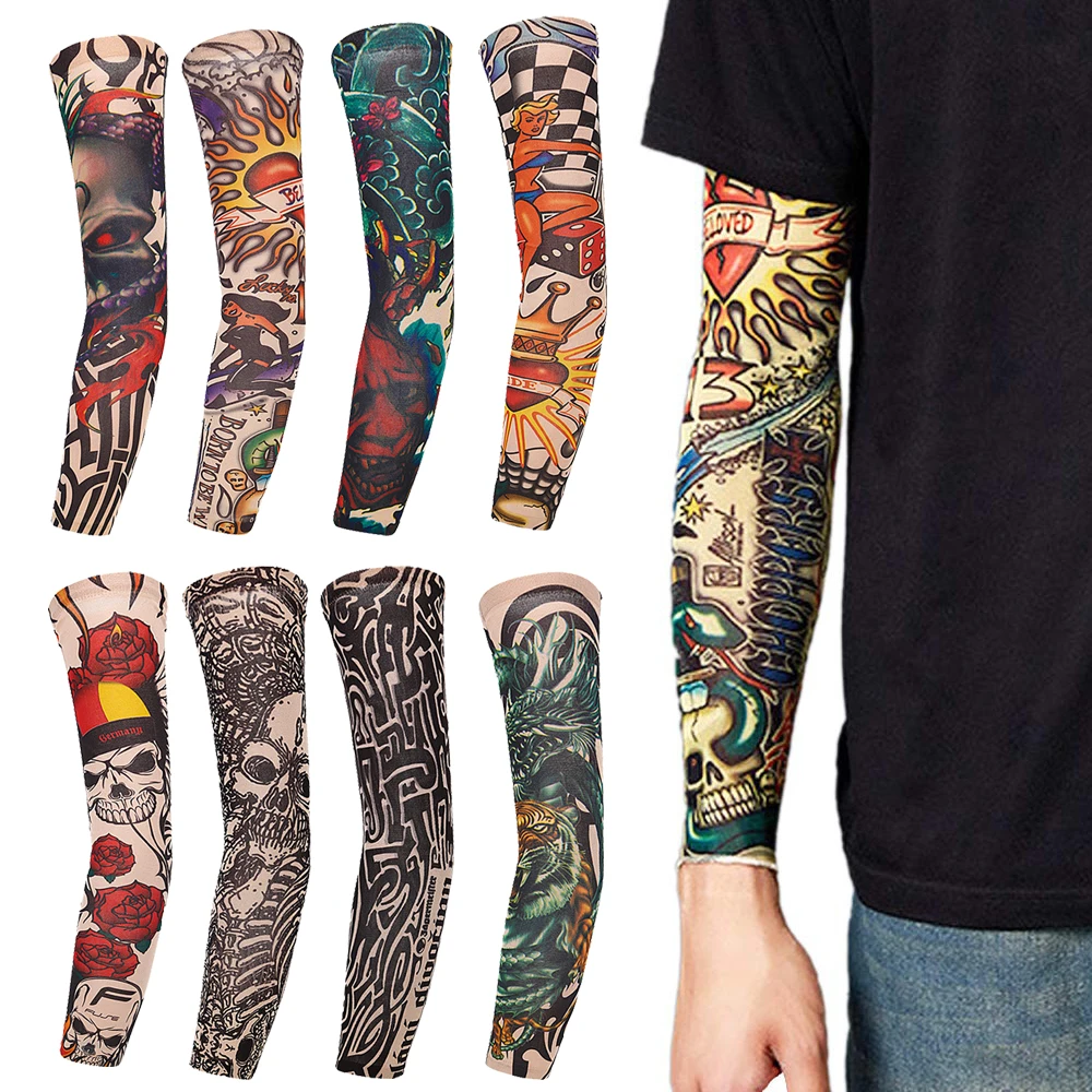 1/8/10Pcs Women Men Cycling Sleeve Summer Sunscreen Tattoo Long Sleeve Temporary Arm Sleeve Slip Outdoor Sunscreen Arm Sleeves
1/8/10Pcs Women Men Cycling Sleeve Summer Sunscreen Tattoo Long Sleeve Temporary Arm Sleeve Slip Outdoor Sunscreen Arm Sleeves