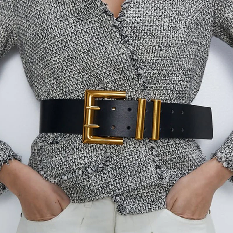 Girlgo 2021 New Fashion Metal Buckle ZA Belt for Women Vintage PU Leather Lady Charm Waist Belly Accessories Jewelry Party Gift
Girlgo 2021 New Fashion Metal Buckle ZA Belt for Women Vintage PU Leather Lady Charm Waist Belly Accessories Jewelry Party Gift