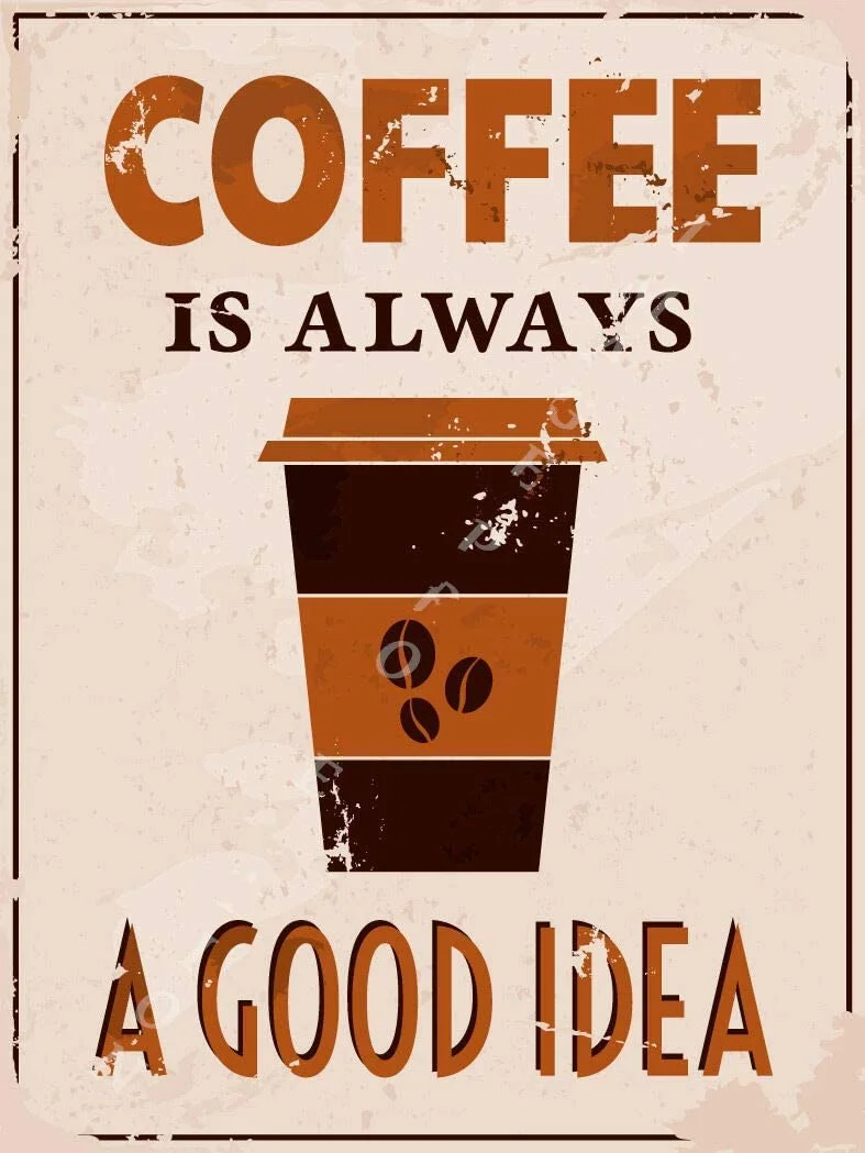 WLeRVintage Metal Sign Coffee is Always a Good Idea Personalized Wall Art Decoration 8 inch X 12 inch (20cmX30cm)
WLeRVintage Metal Sign Coffee is Always a Good Idea Personalized Wall Art Decoration 8 inch X 12 inch (20cmX30cm)