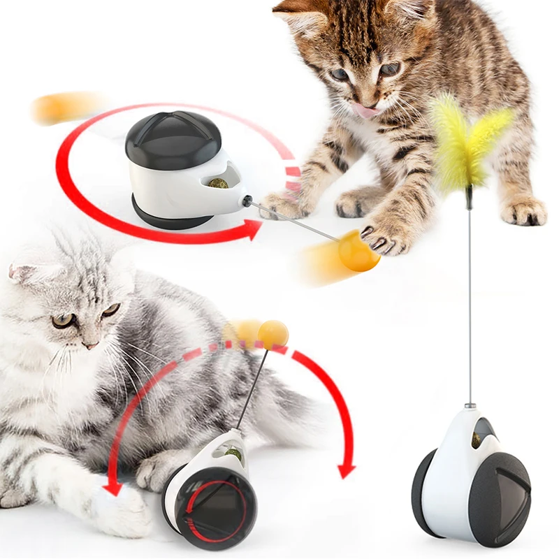 Tumbler Swing Toys for Cats Kitten Interactive Balance Car Cat Chasing Toy With Catnip Funny Pet Products for Dropshipping
Tumbler Swing Toys for Cats Kitten Interactive Balance Car Cat Chasing Toy With Catnip Funny Pet Products for Dropshipping