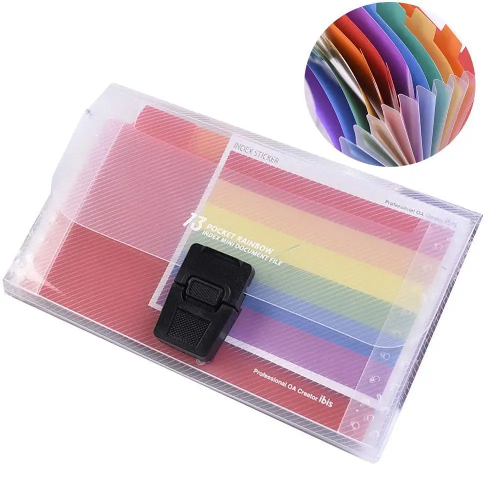 1PC Rainbow Color A6 Document Bag Cute Mini Bill Receipt Holder Pouch Office Grids Folder File Organizer Supplies Bag File W6G2 
1PC Rainbow Color A6 Document Bag Cute Mini Bill Receipt Holder Pouch Office Grids Folder File Organizer Supplies Bag File W6G2