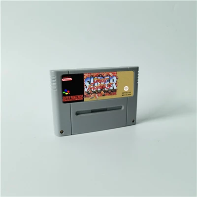 Super Street Game Fighter II Новый Challenger карта действия для игры EUR версия Английский