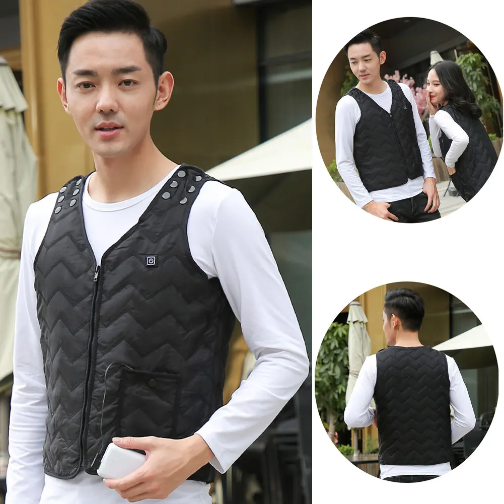 5/7 Zone New Heating Vest Dual Control Switch USB Charging Smart Heating Clothe Electric Winter Constant Temperature Adjustable
5/7 Zone New Heating Vest Dual Control Switch USB Charging Smart Heating Clothe Electric Winter Constant Temperature Adjustable