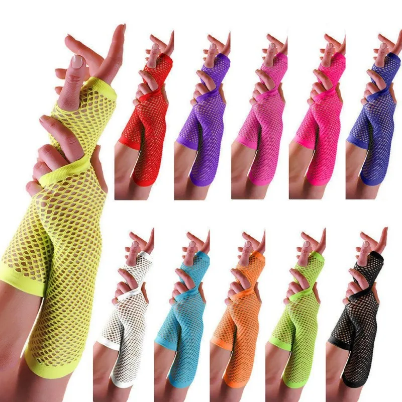 Women Man Fishnet Elasticity Stage Accessories Sexy Lace Gloves Cosplay Drive Breathable Hollow Thin Fashion Personality Mittens
Women Man Fishnet Elasticity Stage Accessories Sexy Lace Gloves Cosplay Drive Breathable Hollow Thin Fashion Personality Mittens