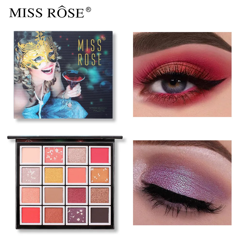 MISS ROSE 16 Colors Ladies Party Makeup Eyeshadow Palette Pearly Matte Eyeshadow Palette Beauty
MISS ROSE 16 Colors Ladies Party Makeup Eyeshadow Palette Pearly Matte Eyeshadow Palette Beauty