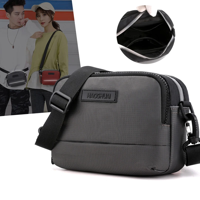 Men's Nylon Shoulder Bag Night Reflective Luxury Designer Belt Pouch Small Waterproof Waist Pack Outdoor Men's Sports Bag M214
Men's Nylon Shoulder Bag Night Reflective Luxury Designer Belt Pouch Small Waterproof Waist Pack Outdoor Men's Sports Bag M214