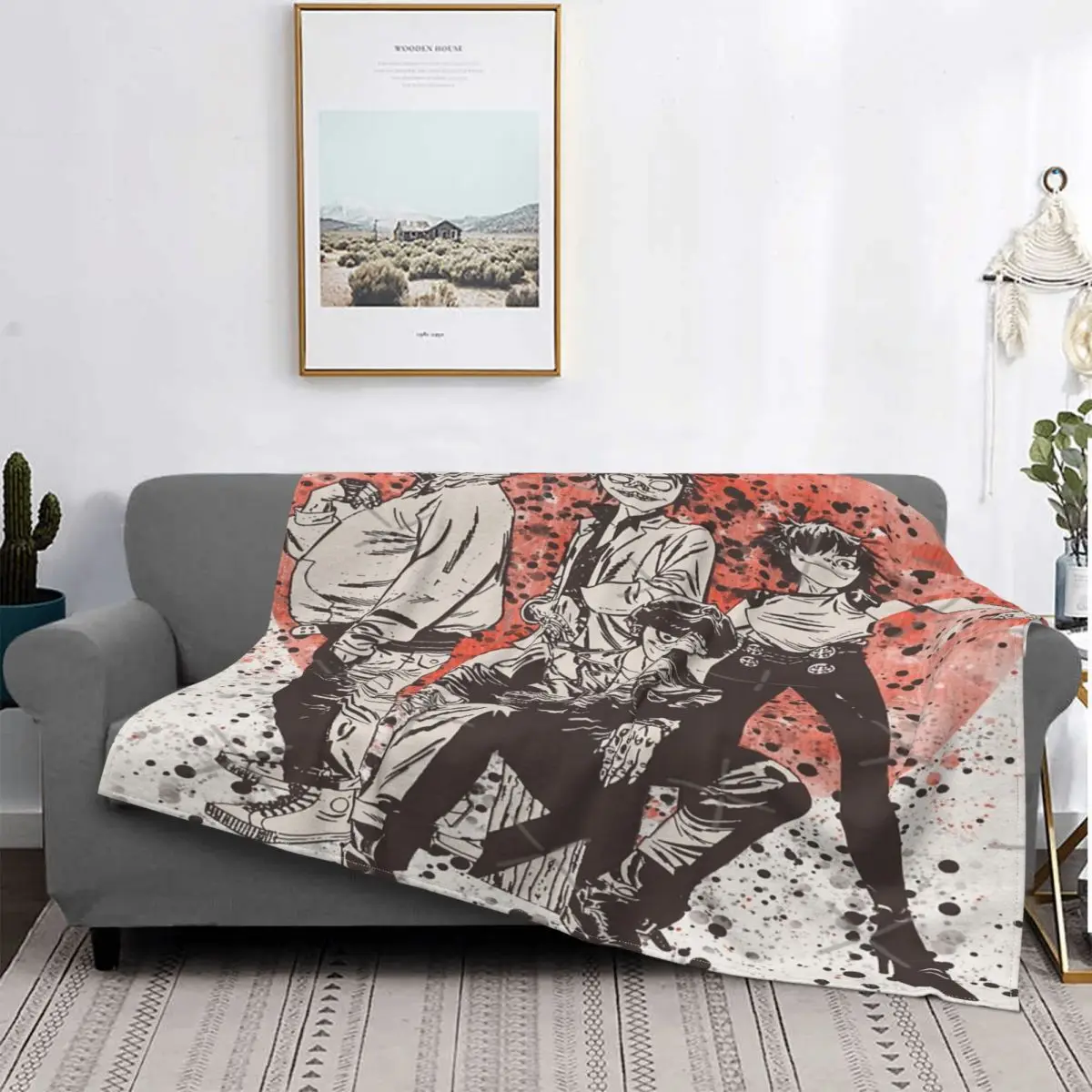 Gorillaz-Manta a cuadros para la cama, cobertor de playa con capucha, toalla de lujo, Color Rojo
Gorillaz-Manta a cuadros para la cama, cobertor de playa con capucha, toalla de lujo, Color Rojo