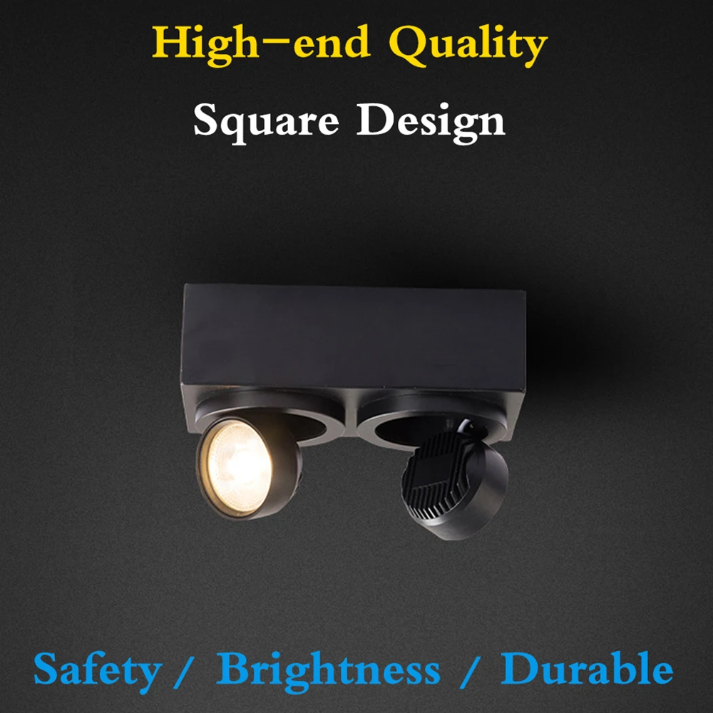 STINYTECH Surface Mounted LED COB Spotlight 2 X 7W Adjustable Home Ceiling Downlight Lighting Lamps Fixture
STINYTECH Surface Mounted LED COB Spotlight 2 X 7W Adjustable Home Ceiling Downlight Lighting Lamps Fixture