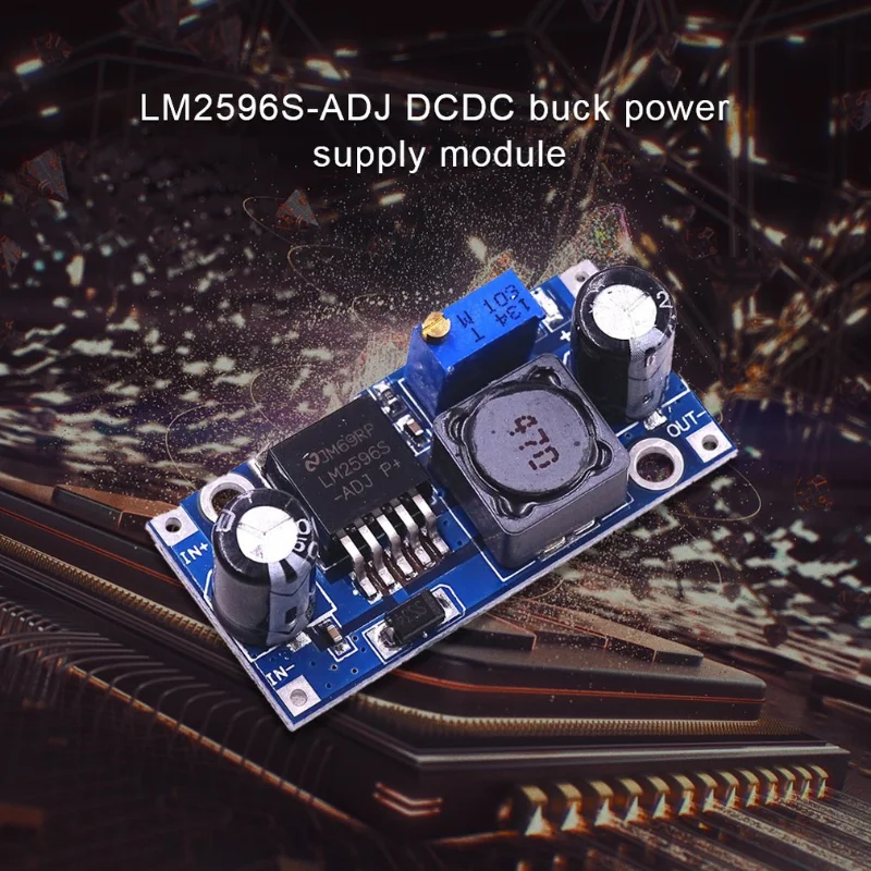 

A122 Lm2596s-adj Dcdc Step-down Power Supply Module 3a Adjustable Voltage Regulator 24v To 12v 5v 3v
