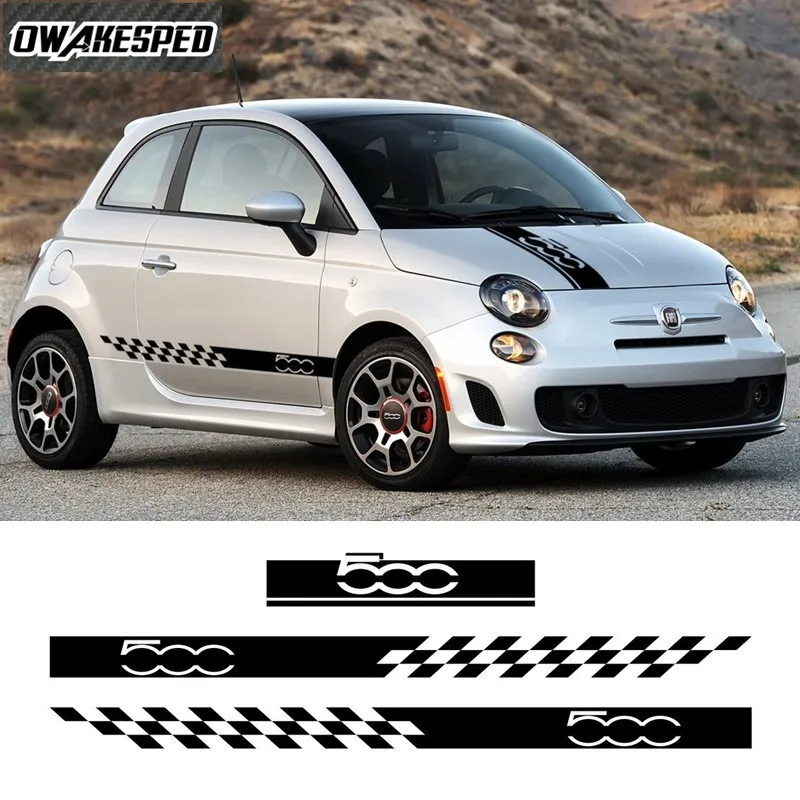 Vinyl Decal Accessories For-Fiat 500 Auto Engine Cover Bonnet Stripes Exterior Body Decor 1 set Car Hood Door Side Skirt Sticker
Vinyl Decal Accessories For-Fiat 500 Auto Engine Cover Bonnet Stripes Exterior Body Decor 1 set Car Hood Door Side Skirt Sticker