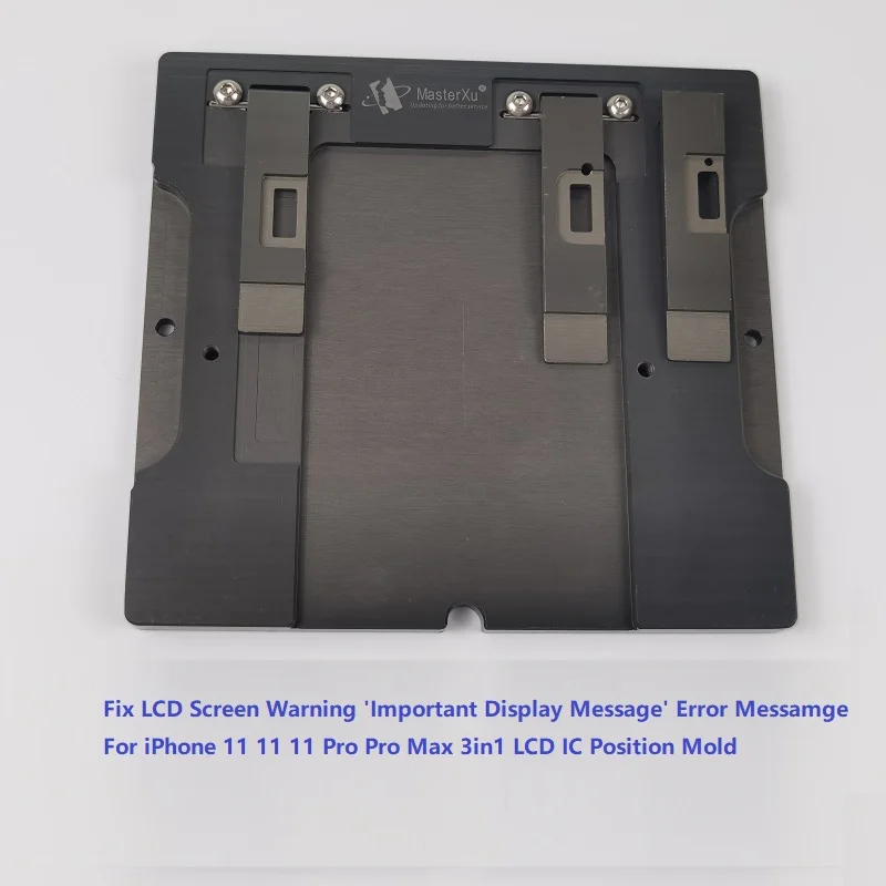 LCD IC Alignment Metal Mold For JC01 JC02 LY 1002 BGA CNC Machine Solution for iPhone 11 11 Pro Max Lcd Screen Error Message
LCD IC Alignment Metal Mold For JC01 JC02 LY 1002 BGA CNC Machine Solution for iPhone 11 11 Pro Max Lcd Screen Error Message