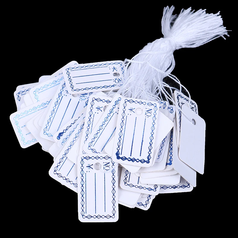 100pcs Price Label Tags with Hanging String for Jewelry/Stationery/Shoes/Clothing Garment Tags Accessories
100pcs Price Label Tags with Hanging String for Jewelry/Stationery/Shoes/Clothing Garment Tags Accessories