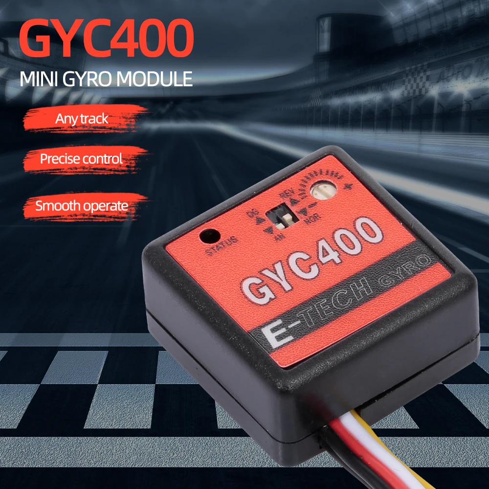 GYC400 Mini Gyro Module for RC Cars Drift Drive Control RC Car Model Parts Accessory
GYC400 Mini Gyro Module for RC Cars Drift Drive Control RC Car Model Parts Accessory
