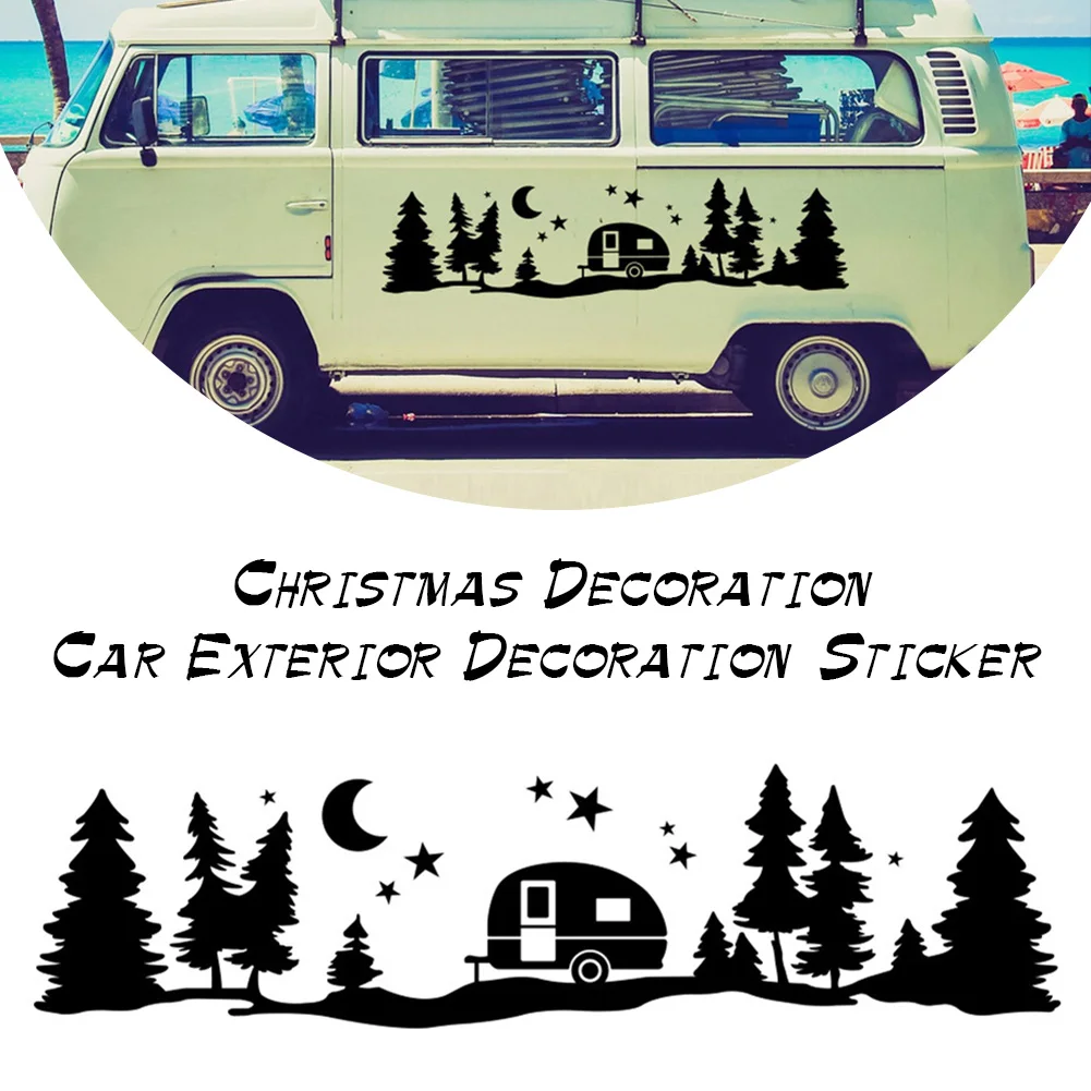 Christmas Series Car Stickers Exterior Decoration Sticker Universal Camper Forest Starry Night Auto Decals Car Accessories
Christmas Series Car Stickers Exterior Decoration Sticker Universal Camper Forest Starry Night Auto Decals Car Accessories