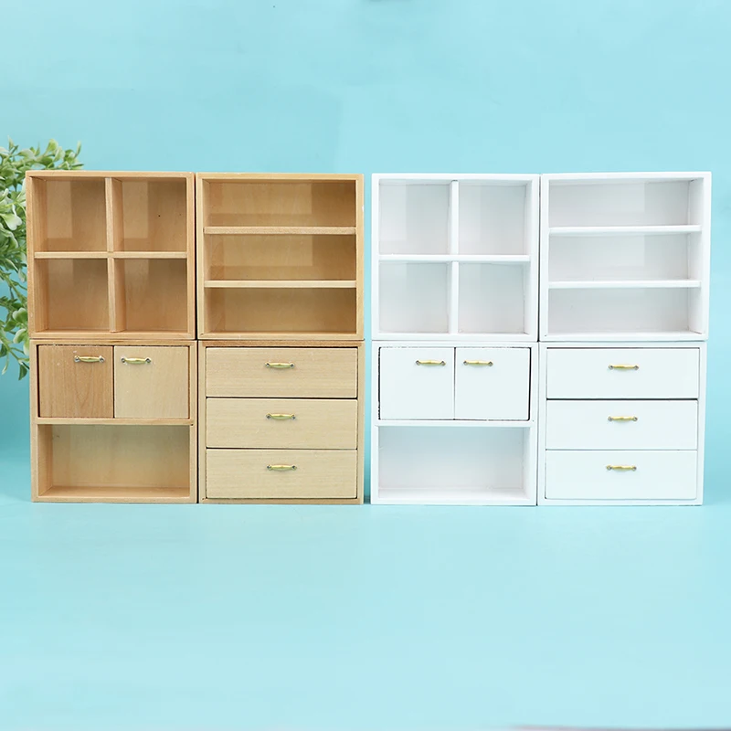 1:12 Dollhouse Miniature Furniture Cabinet Shelf Wooden Lockers Combination Set For Dollhouse Decoration New
1:12 Dollhouse Miniature Furniture Cabinet Shelf Wooden Lockers Combination Set For Dollhouse Decoration New