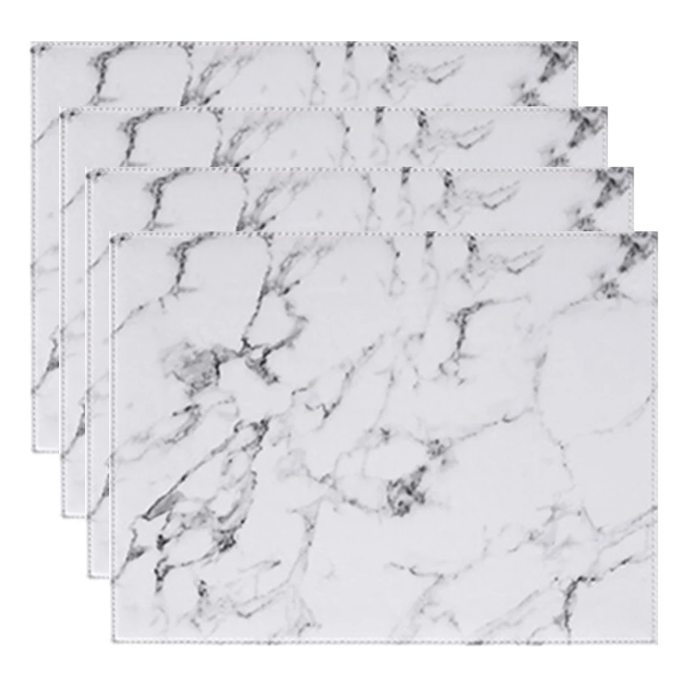 4pcs/set Multifunction Living Room Placemat Restaurant Imitated Marbling PVC Rectangle Kitchen Table Home Decor Oil Proof
4pcs/set Multifunction Living Room Placemat Restaurant Imitated Marbling PVC Rectangle Kitchen Table Home Decor Oil Proof