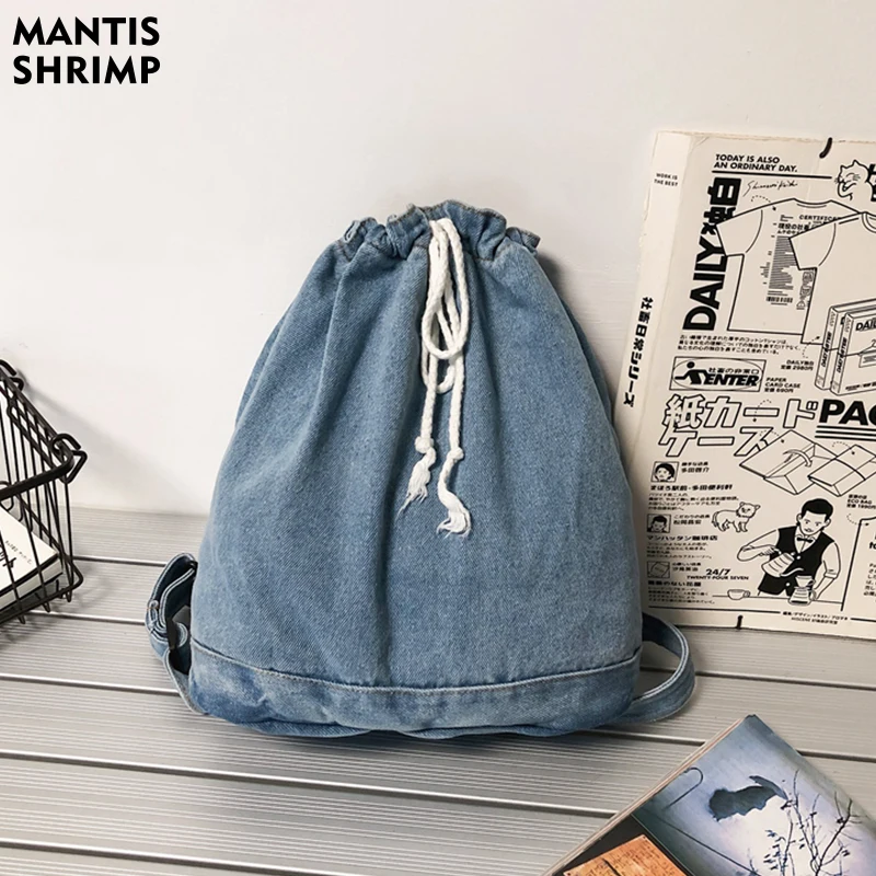 Fashion Denim School Bag Drawstring Backpack Drawstring Pocket Portable Casual Backpack Women Men Travel Backpack Unisex Pack
Fashion Denim School Bag Drawstring Backpack Drawstring Pocket Portable Casual Backpack Women Men Travel Backpack Unisex Pack