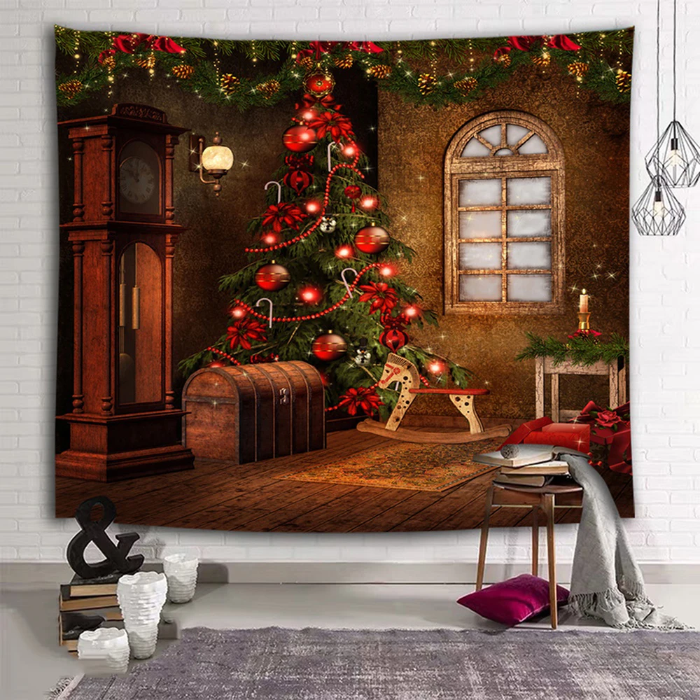 Christmas Fireplace Decoration Tapestry Wall Hanging Natural Landscape Tapestry Fireplace Bedroom Decoration Tapestry
Christmas Fireplace Decoration Tapestry Wall Hanging Natural Landscape Tapestry Fireplace Bedroom Decoration Tapestry
