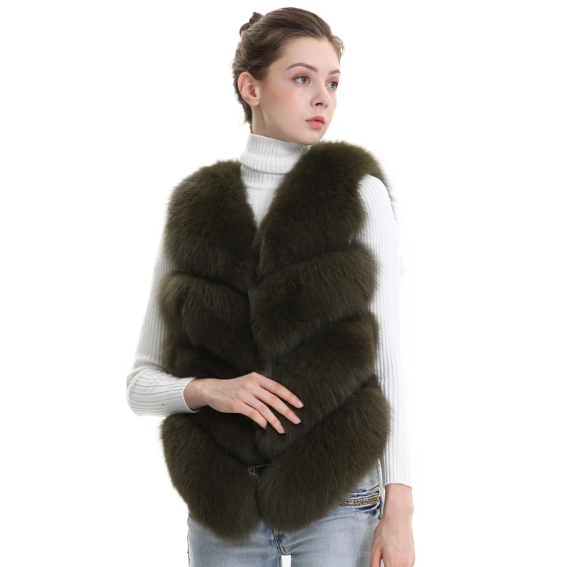 Fashion Winter Real Fur Vest for Women Whole Skin Luxury Genuine Fox Fur Vest Full Pelt Waistcoats Outerwear Natural Fur Gilet
Fashion Winter Real Fur Vest for Women Whole Skin Luxury Genuine Fox Fur Vest Full Pelt Waistcoats Outerwear Natural Fur Gilet