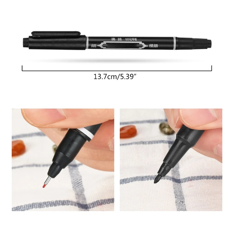 3pcs Tattoo Skin Marker Scribe Dual-Tip Permanent Tattoo Piercing Pen Body Art Supply Tool 
3pcs Tattoo Skin Marker Scribe Dual-Tip Permanent Tattoo Piercing Pen Body Art Supply Tool