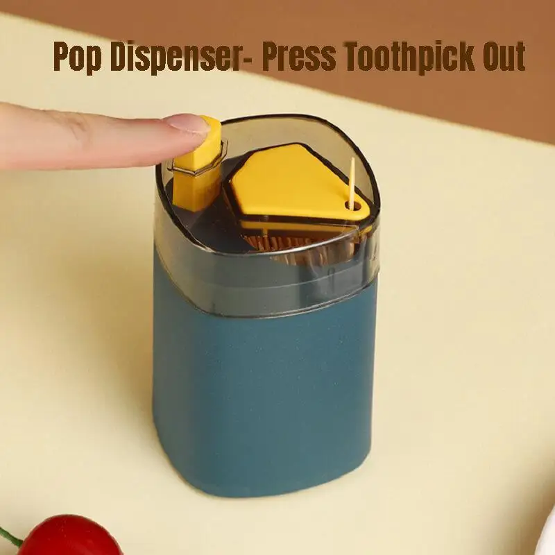 Portable Automatic Pop-up Toothpick Dispenser Storage Box For Toothpick Holder Container For Tooth Pick Holder Organizer Box
Portable Automatic Pop-up Toothpick Dispenser Storage Box For Toothpick Holder Container For Tooth Pick Holder Organizer Box