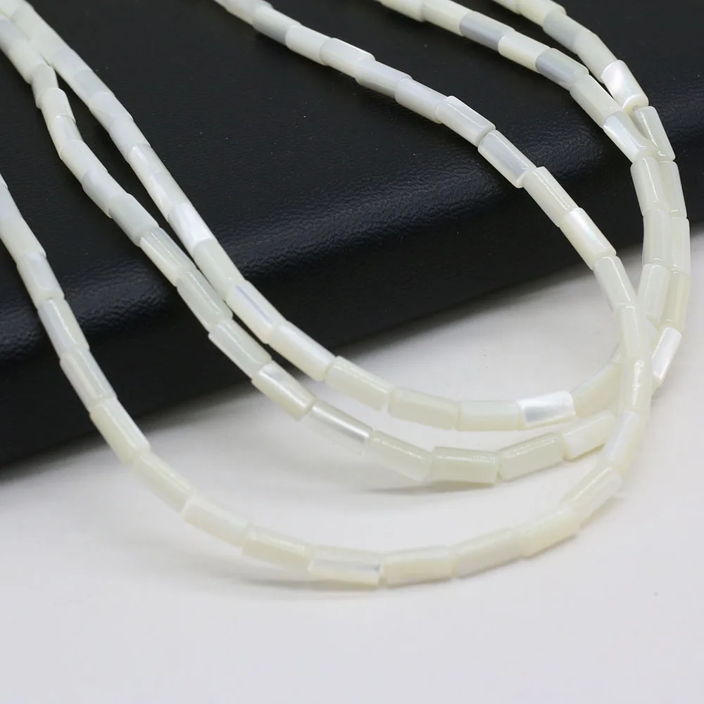 Natural Freshwater White Shell Bead Long Cylindrical Shape Exquisite Beaded For Jewelry Making DIY Bracelet Necklace Accessories
Natural Freshwater White Shell Bead Long Cylindrical Shape Exquisite Beaded For Jewelry Making DIY Bracelet Necklace Accessories