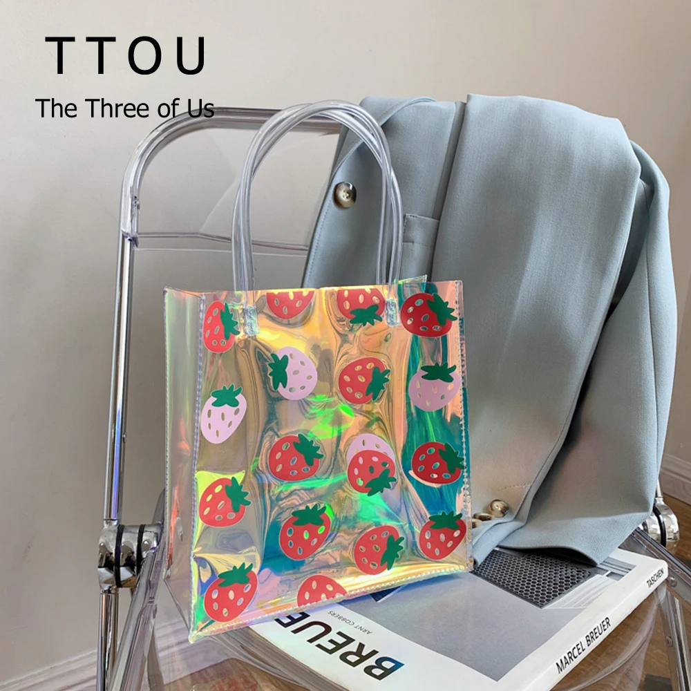 Clear PVC Laser Design Transparent Totes For Women 2021 New Fashion Trending Casual Female Shoulder Bags Cute Pattern Handbags
Clear PVC Laser Design Transparent Totes For Women 2021 New Fashion Trending Casual Female Shoulder Bags Cute Pattern Handbags