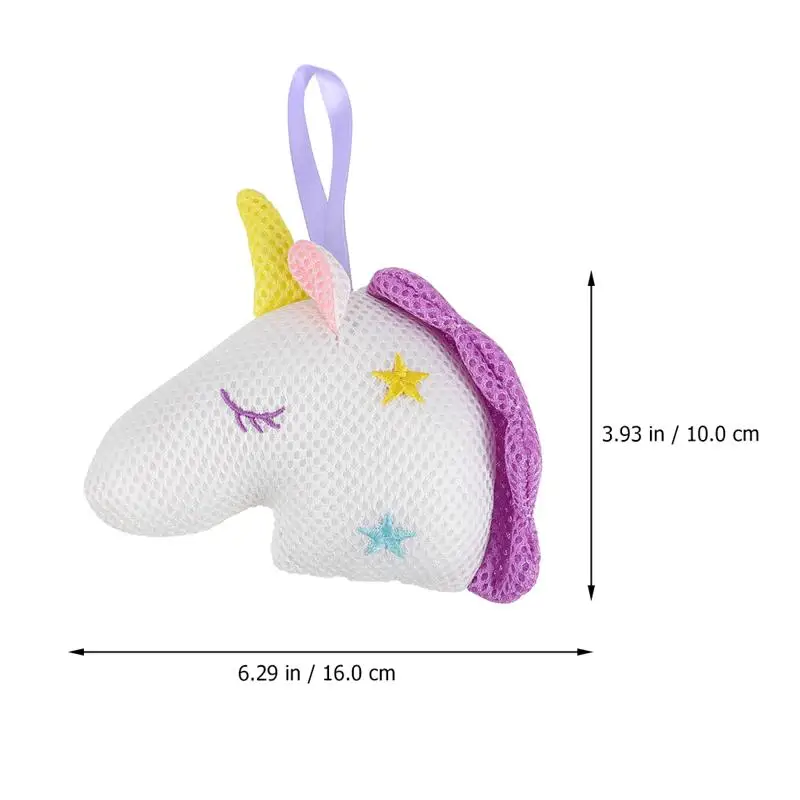2Pcs Mesh Exfoliating Sponges Unicorn Bath Shower Ball Sponge for Home (White)
2Pcs Mesh Exfoliating Sponges Unicorn Bath Shower Ball Sponge for Home (White)