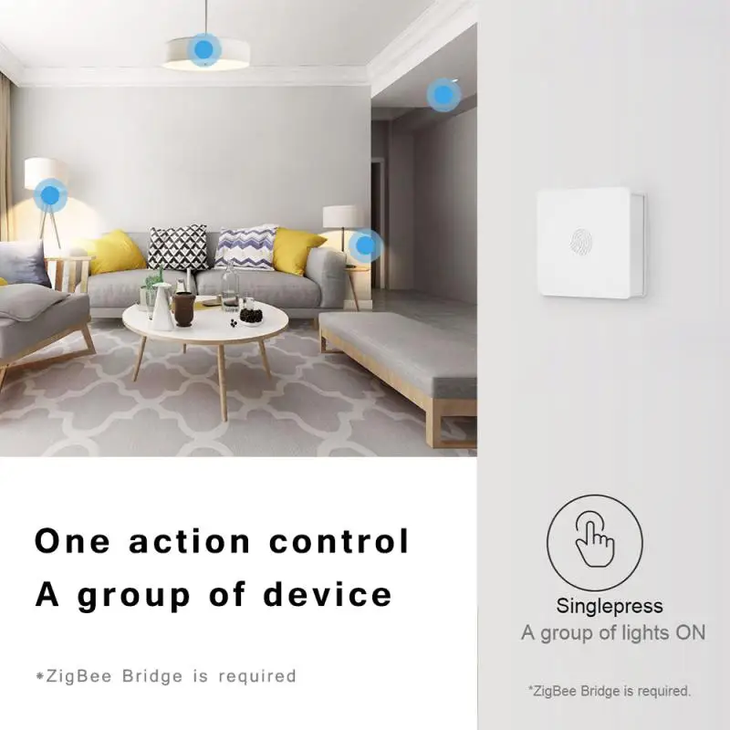 1-50pcs SONOFF SNZB-01 Zigbee Smart Mini Switch Low-battery Notification on eWeLink App For ZBBridge Work with Alexa Google Home
1-50pcs SONOFF SNZB-01 Zigbee Smart Mini Switch Low-battery Notification on eWeLink App For ZBBridge Work with Alexa Google Home