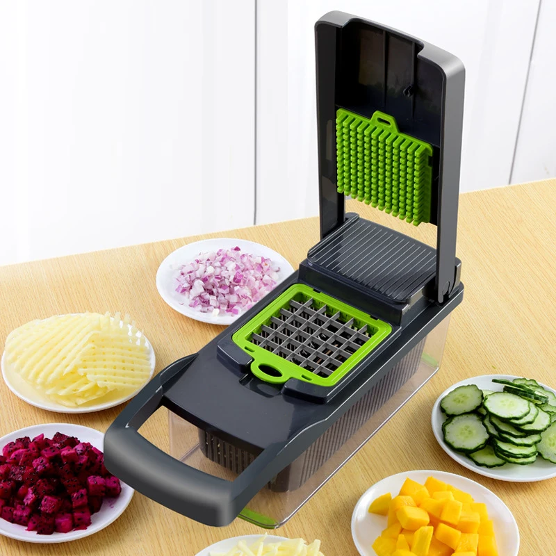 Fruit and Vegetable Slicer Chopper Potato Carrot Peeler Grater Cutter Shredded Multi-function Kitchen Accessories 7 In 1 Set
Fruit and Vegetable Slicer Chopper Potato Carrot Peeler Grater Cutter Shredded Multi-function Kitchen Accessories 7 In 1 Set