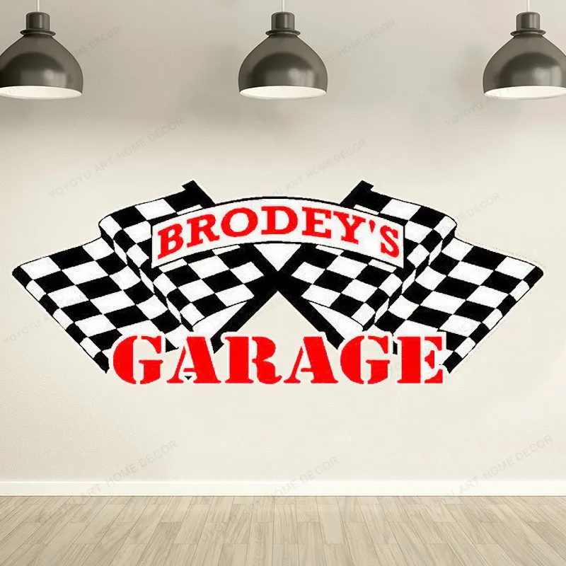 Personalized Garage wall Decal Removable Garage vinyl wall Sticker Custom name Wall Art mural HJ655
Personalized Garage wall Decal Removable Garage vinyl wall Sticker Custom name Wall Art mural HJ655