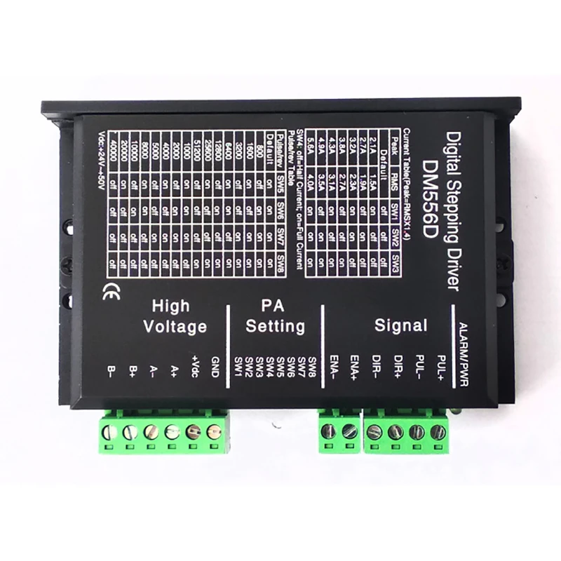 DM556D High-Performance Silent Version DSP Chip Drive 42 57 86 Motor Drive Two-Phase High-Power Stepper Driver
DM556D High-Performance Silent Version DSP Chip Drive 42 57 86 Motor Drive Two-Phase High-Power Stepper Driver