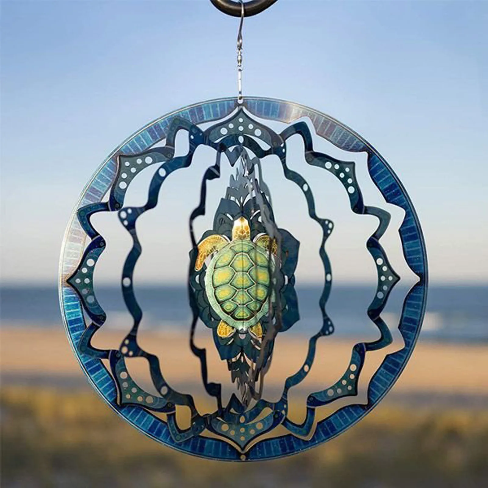 3D Rotating Wind Chimes Rainbow Ripple Mental Wind Spinner Balcony Outdoor Garden Home Decoration Crafts Ornament Dream Catcher
3D Rotating Wind Chimes Rainbow Ripple Mental Wind Spinner Balcony Outdoor Garden Home Decoration Crafts Ornament Dream Catcher