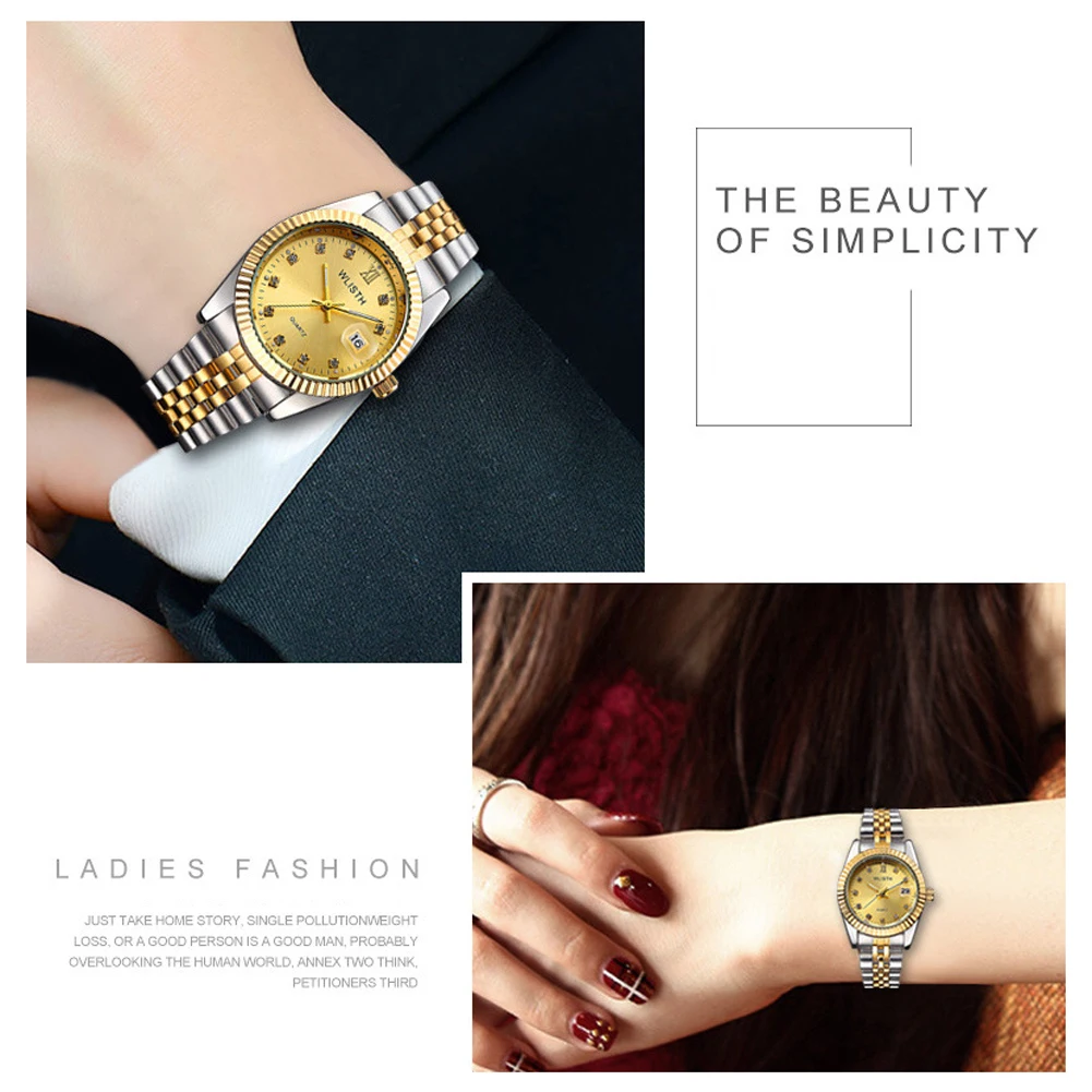 Exquisite Unisex Round Dial Luminous Analog Quartz Couples Wrist Watch Gift 
Exquisite Unisex Round Dial Luminous Analog Quartz Couples Wrist Watch Gift